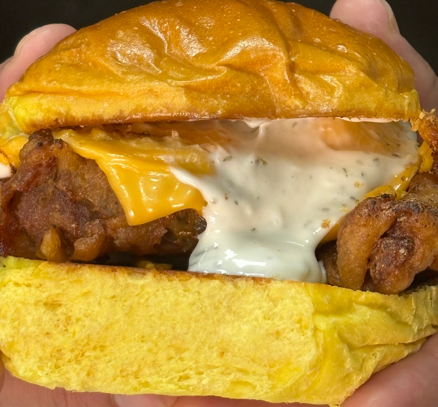 Burger de pollo César