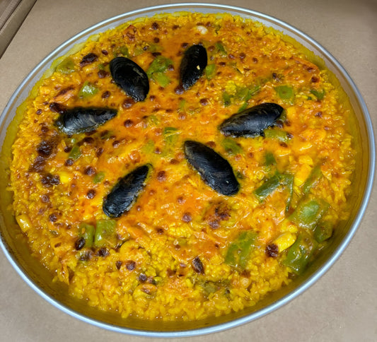 ARROZ DE POLLO CON MEJILLONES