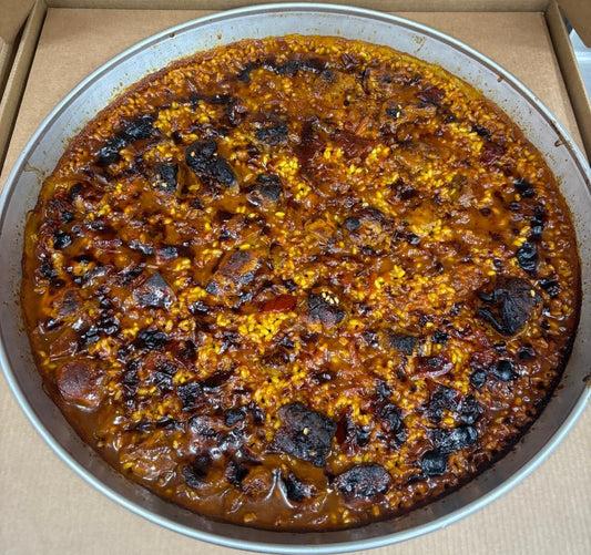 ARROZ DE SECRETO IBERICO con setas variadas con romero 2 RACIONES